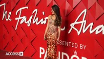 Suki Waterhouse Cradles Baby Bump At 2023 British Fashion Awards