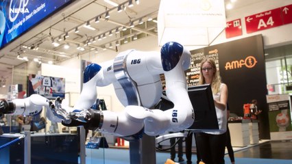 The robotic waitstaff developed by a Chinese business are prepared to accept orders on a global scale.