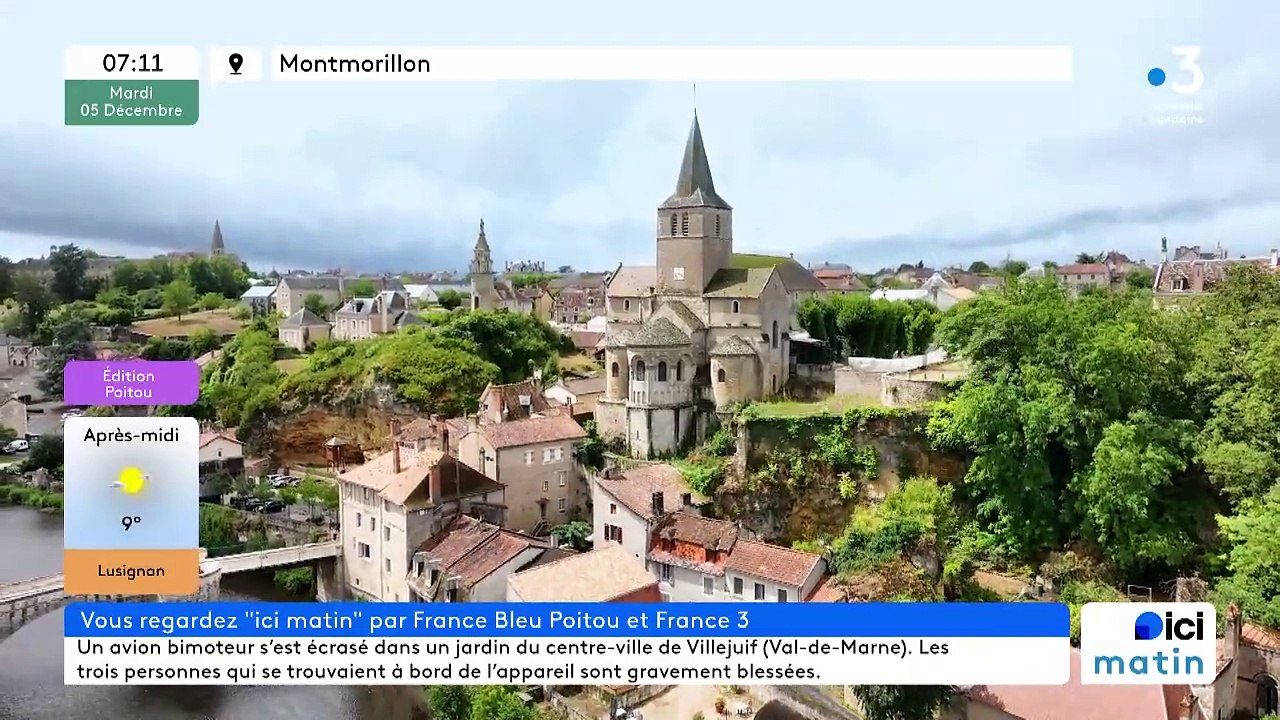 05/12/2023 - Le 6/9 de France Bleu Poitou en vidéo