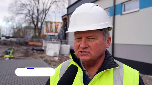 Gazeta Lubuska. Kostrzyn nad Odrą. Końcówka budowy krytego basenu