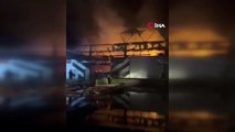 Sinop'ta kereste fabrikasında yangın
