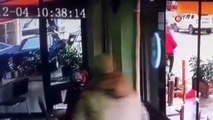 Tekirdağ'da pitbull dehşeti kamerada: Hem ona hem de köpeğine saldırdı