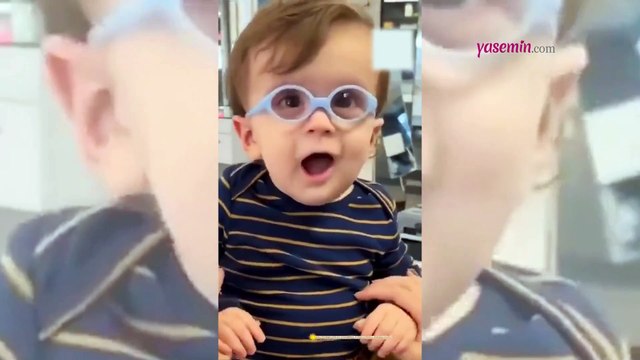 Annesini ilk kez net olarak gören çocuk kalpleri ısıttı!