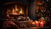 Relaxing Christmas Fireplace ☆ Christmas Ambience