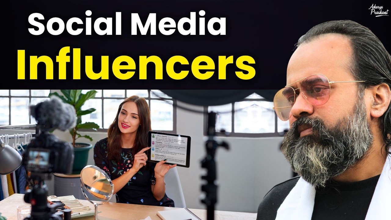 The Influencers you follow on social media || Acharya Prashant, at IIT-Roorkee (2022)