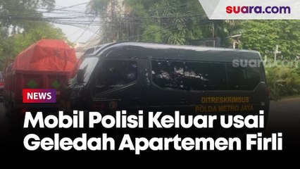 Mobil Polisi Keluar usai Geledah Apartemen Firli
