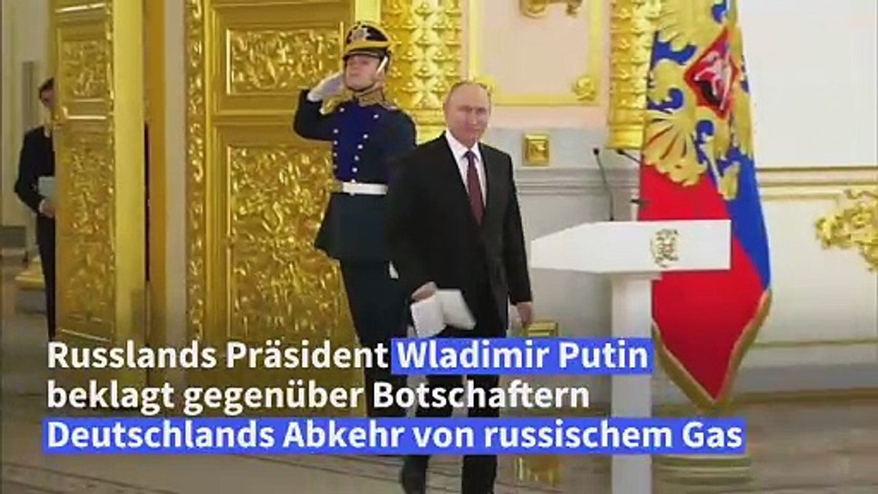 Putin klagt über schlechtes Verhältnis zu Deutschland