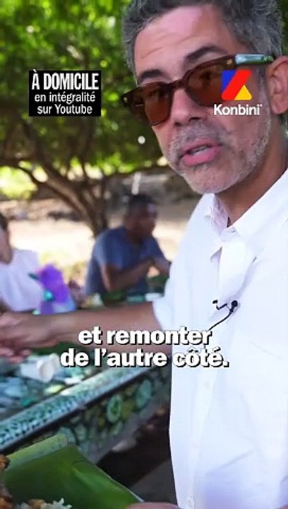 Manu Payet nous fait un petit cours d'histoire de la cuisine traditionnelle réunionnaise à domicile.