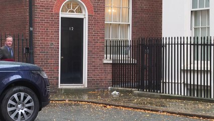 Lord Cameron arrives at Cabinet meeting in Downing Street