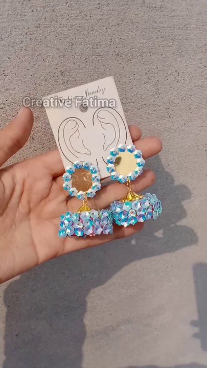 Easy bottle cap jhumka Bottle cap jhumka earrings