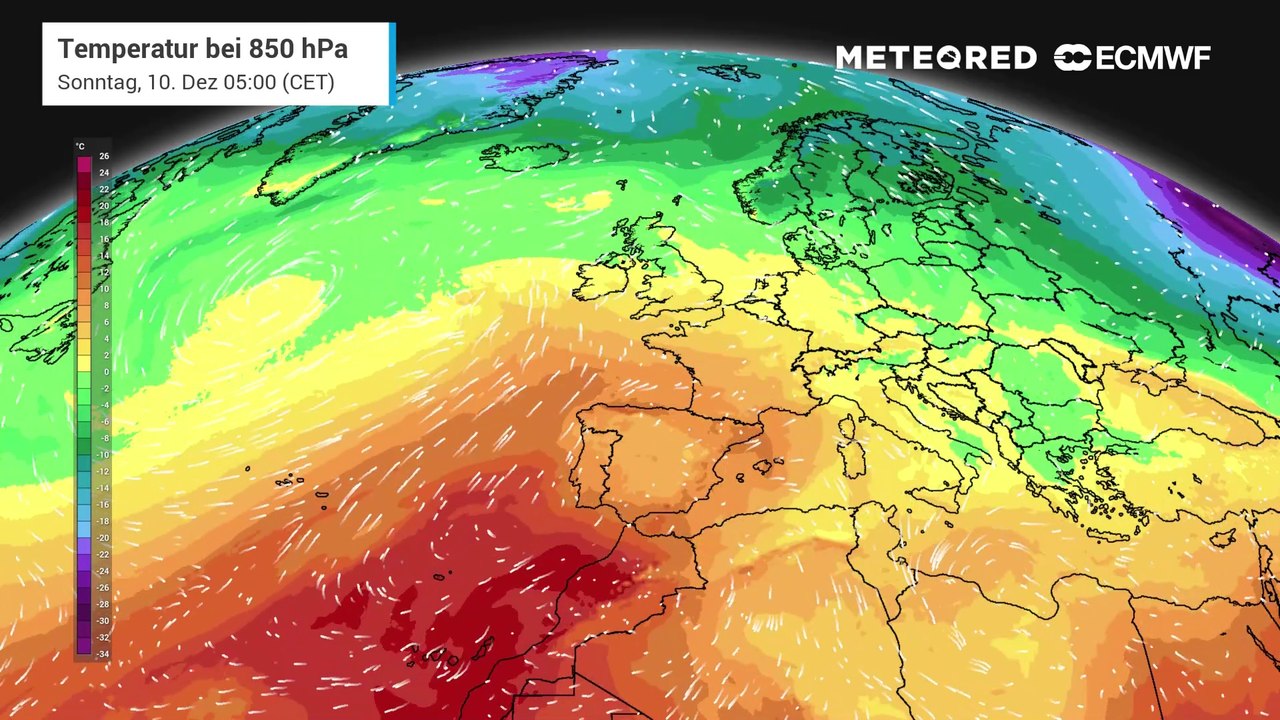 Milde Luftmassen fluten Deutschland zum 2. Advent! Der Winter ist schnell wieder verschwunden!