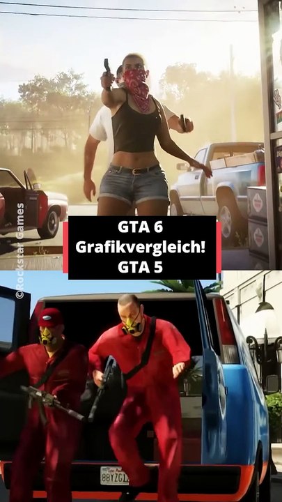 Der grafikvergleich von gta 6 und gta 5 im video
