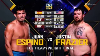 Juan Espino Trota vs Justin Frazier