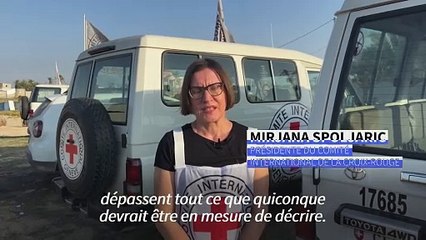 A Gaza, la présidente du CICR dénonce "l'immense souffrance" des populations