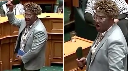 Watch: New Zealand politician performs haka before making oath to King Charles in Parliament