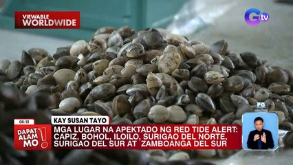 Red tide alert, idineklara sa ilang karagatan sa Visayas at Mindanao! | Dapat Alam Mo!