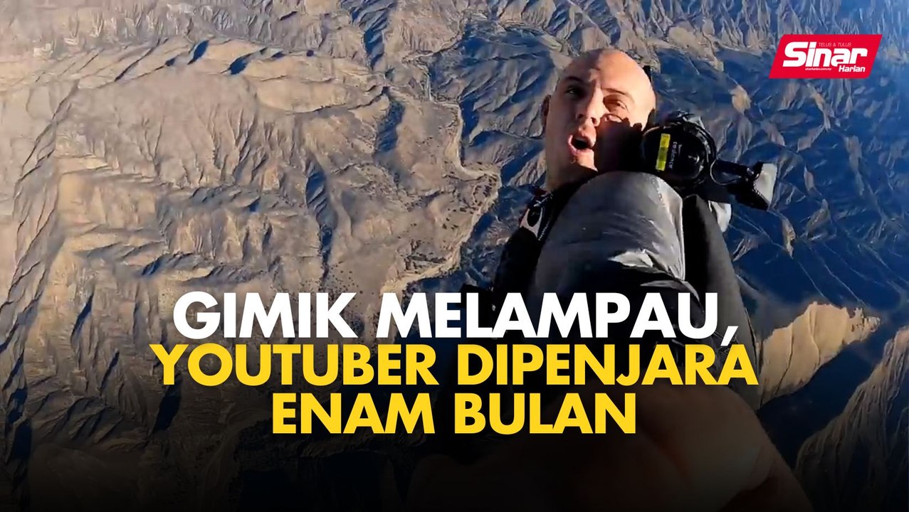 Gimik melampau, Youtuber dipenjara 6 bulan