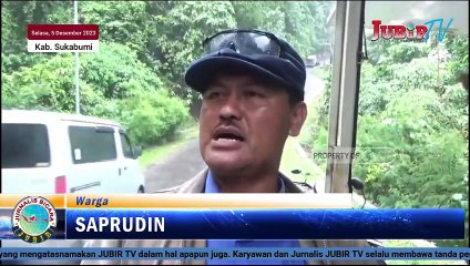 Rawan Terjadi Lakalantas, Beginilah Kondisi Jalan di Tanjakan Cisarakan Buniwangi Sukabumi