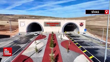 Sivas'ta Yağdonduran Tüneli'nin yapımı tamamlandı