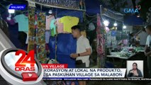 Mga dekorasyon at lokal na produkto, tampok sa Paskuhan Village sa Malabon | 24 Oras