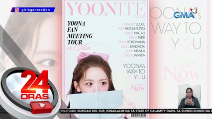 Yoona ng Girls’ Generation, may fan meeting sa Pilipinas sa 2024 | 24 Oras