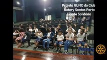 Na Quarta Feira di 29 estivemos reunidos com o Projeto RUMO do Club de Rotary Santos-Porto Cidade Solidária Para a conversa com os Alunos da Uidade Sambodromo sobre Profissoes.nossos agradescimentos aos colaboradores - Pr
