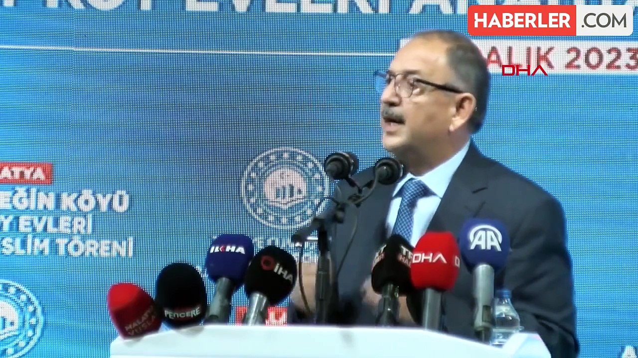 Bakan Özhaseki: Şu Ana Kadar 2 Milyon 200 Bin Konutu Değiştirdik