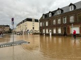 Le centre-ville de Montivilliers touché par des inondations