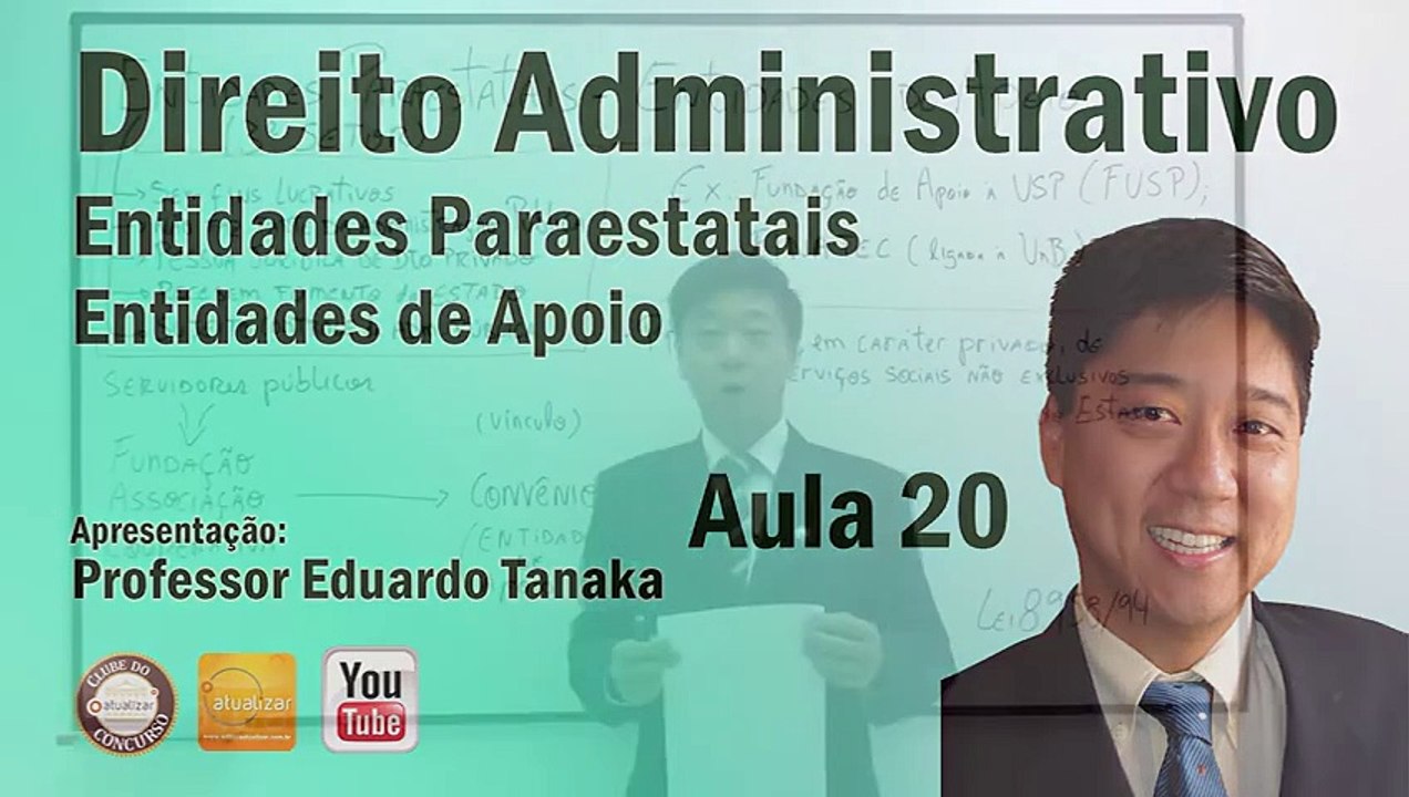 Aula 31 Entidades Parestatais - Entidades de Apoio - Direito Administrativo -