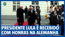 Lula é recebido com honras na Alemanha