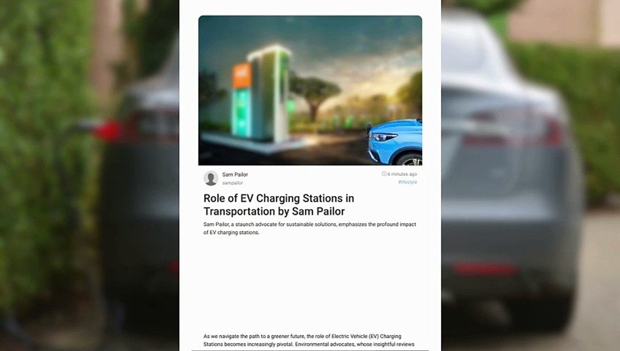 EV Charging Stations by Sam Pailor
