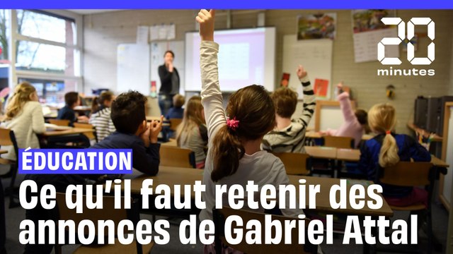Éducation : Brevet, math et redoublement… ce qu’il faut retenir des annonces de Gabriel Attal