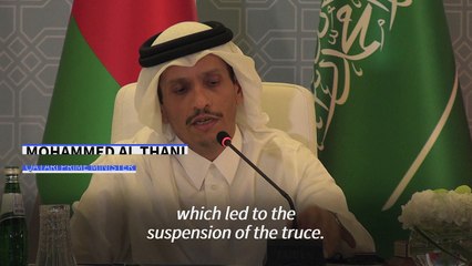 Efforts for 'complete, sustained ceasefire' in Gaza continuing: Qatar PM