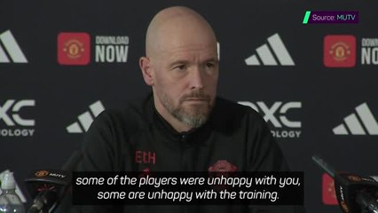 Скачать видео: ‘Man United players back me!’ - Ten Hag's best bits