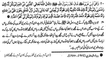 INSAN KO PEHLI BAR PAIDA KARNA ZIADA ASAN HAI YA DOSRI BAR (20 )