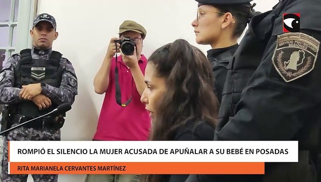 Rompió el silencio la mujer acusada de apuñalar a su bebé en Posadas