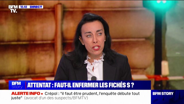 Attentat à Paris: Il faut enfermer les fichés S qui sont des islamistes radicaux , pour Alexandra Masson (RN)
