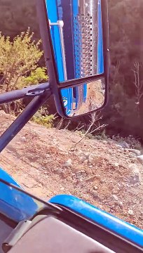 Truck Expertly Navigates Cliff's Edge
