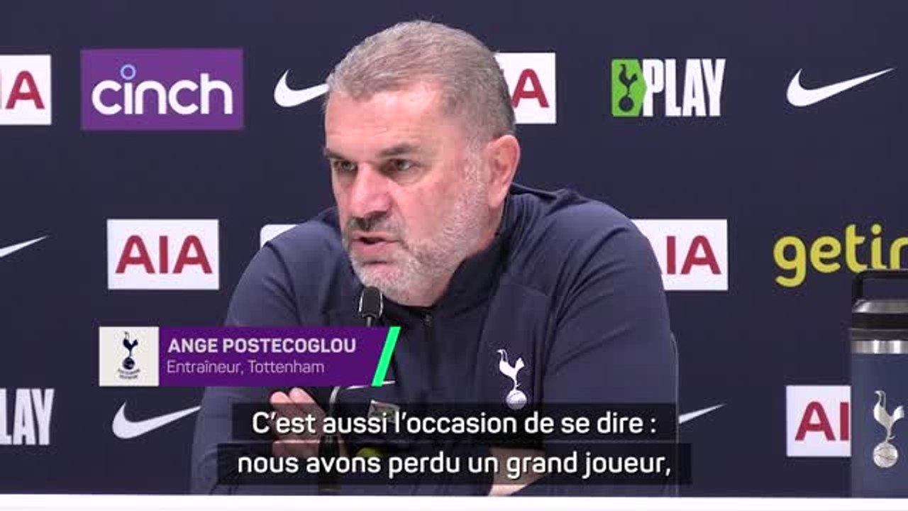 15e j. - Postecoglou : "Kane ? j'aurais préféré qu'il soit là"