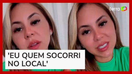 Esposa de Zé Neto revela que ajudou nos primeiros socorros após cantor bater contra carreta