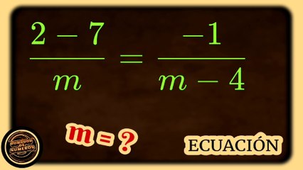 Una ECUACIÓN fascinante desarrollada paso a paso. (Video 7). A fascinating EQUATION developed step by step. (Video 7).
