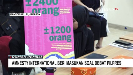 Beri Masukan Soal Debat Pilpres, Amnesty: Kebebasan Berekspresi Harus Jadi Materi