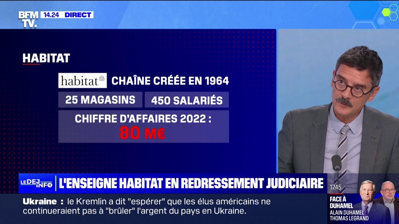 L'enseigne d'ameublement Habitat placée en redressement judiciaire par le tribunal de commerce de Bobigny