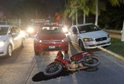 Aparatoso accidente se registra en la avenida México