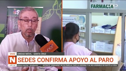 Sedes SCZ confirma apoyo al paro