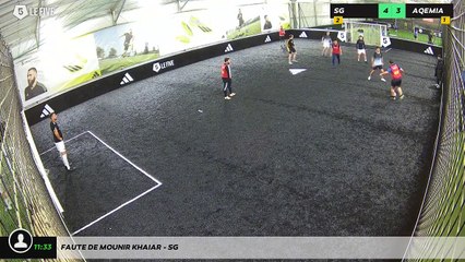Faute de Mounir KHAIAR - SG