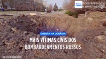 Três mortos e vários feridos, vítimas de bombardeamentos russos em Kherson