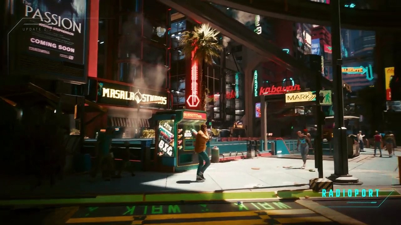 Update 2.1 in Cyberpunk 2077 zeigt U-Bahn und Autorennen im Trailer