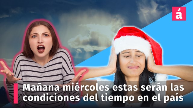 Para mañana miércoles presencia de vaguada al N/O de la isla, pero vea los detalles del pronóstico del tiempo para República Dominicana