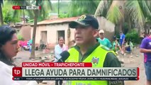 Riada en Guanay: 33 familias quedaron damnificadas y nueve viviendas fueron destruídas
